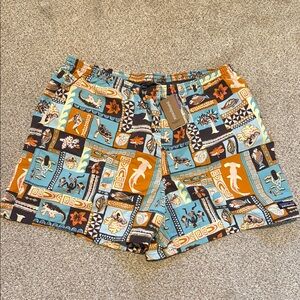 NWT Rare Patagonia Baggies Galapagos Archipelago Fin Blue